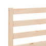 Bed Frame Natural 76.97 x 56.10 x 27.36 in Solid Pine Wood A949-900319