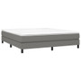 Bed Frame Dark Grey Fabric (100% polyester), plywood, engineered wood A949-3120561