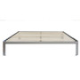 Queen size Luna Metal Platform Bed Frame with Wood Slats Q280-QLPB64864