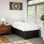 Bed Frame Black Faux leather, plywood, engineered wood Twin XL A949-3284583