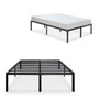 Full size Heavy Duty Black Metal Platform Bed Frame Q280-FSMBF1425891