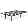 Full size Heavy Duty Black Metal Platform Bed Frame Q280-FSMBF1425891