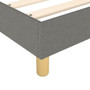 Bed Frame Dark Gray 100% polyester fabric, plywood, engineered wood A949-3121003
