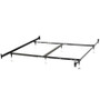Queen Metal Bed Frame with Bolt-on Headboard Footboard Brackets Q280-QXBF1531774
