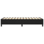 Bed Frame Black Faux leather, plywood, engineered wood Twin A949-3121071
