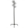 Black Metal Coat Rack Entry Hall Tree Hat Rack Q280-HBCR35