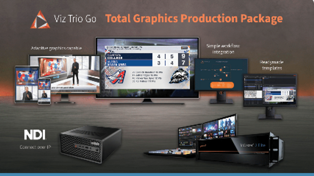  Viz Trio Go -  broadcast-grade graphics are now accessible for any size production