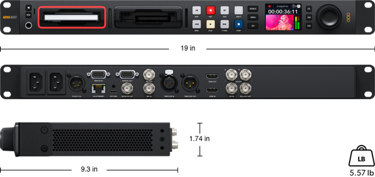 Blackmagic Design HyperDeck Studio 4K Pro - dmshdvideo.com