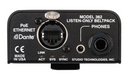 Model 362 Listen-Only Beltpack: Featuring Dante® Technology - Rear
