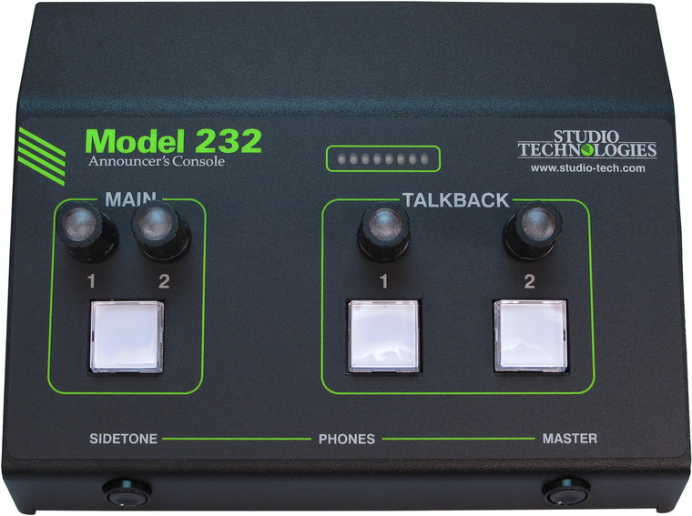 Studio Technologies Model 232 Announcer’s Console