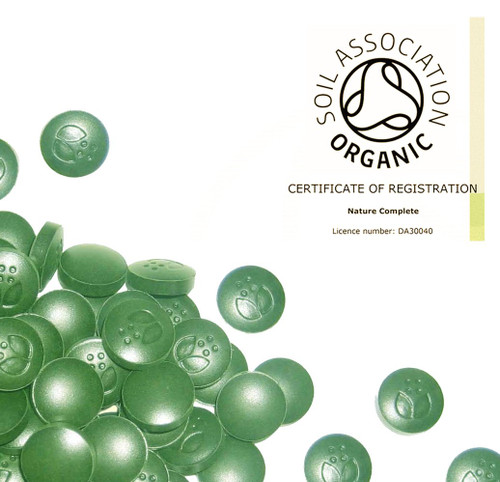 Certified Organic Chlorella and Spirulina 2 in 1 Tablets 180 X 500MG Certified Organic Chlorella and Spirulina 2 in 1 Tablets 180 X 500MG