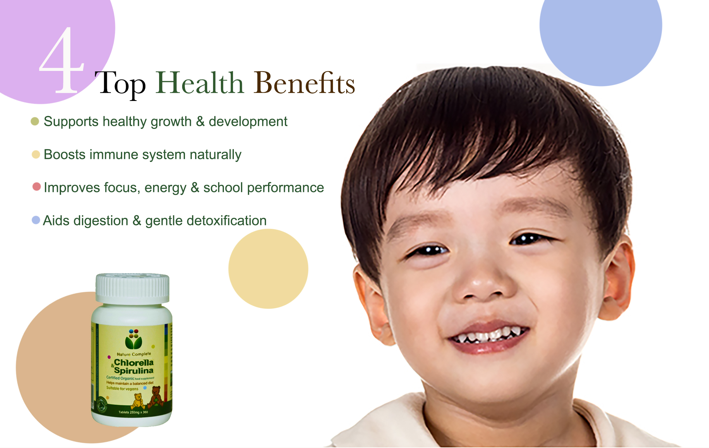 Why Organic Chlorella & Spirulina Can Support Children’s Health Naturally