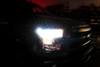 Headlight before and after Ford 2