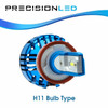 Headlight before and after