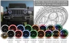 ORACLE Lighting 7" High Powered LED Headlights (Pair) - Black Bezel
