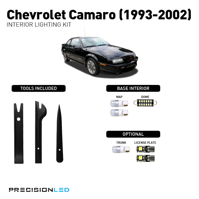 Chevrolet Camaro Premium LED Interior Lighting Package 2002, 2001