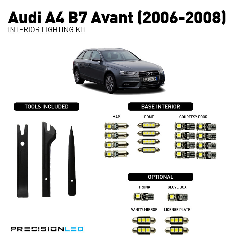 Audi A4 B7 LED Interior Package (2006-2008) - Main Image