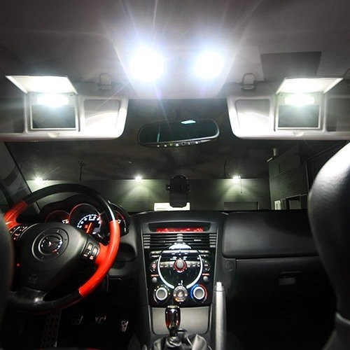 2004-2011 MAZDA RX8 Blue LED Lights Interior Kit Package Bulbs
