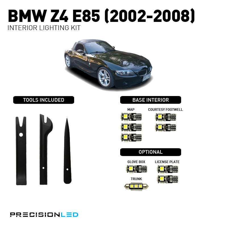 BMW Z4 E85 LED Interior Package (2002-2008)