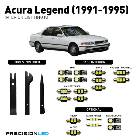 Acura Legend LED Interior Package (1991-1995)