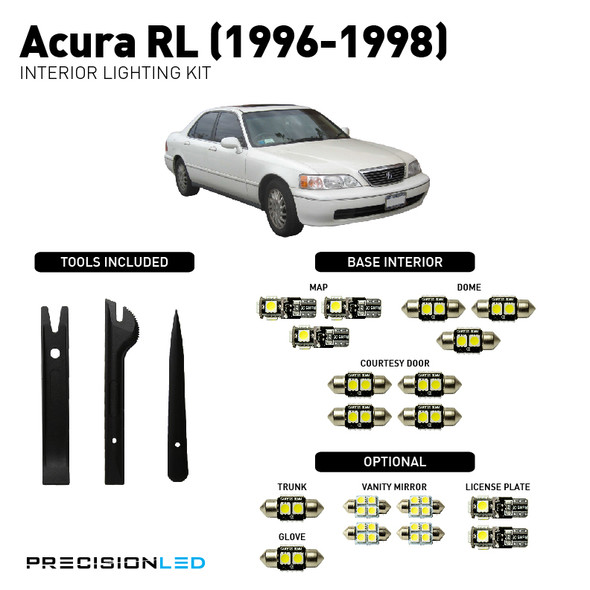 Acura RL LED Interior Lighting Package (1996-1998)