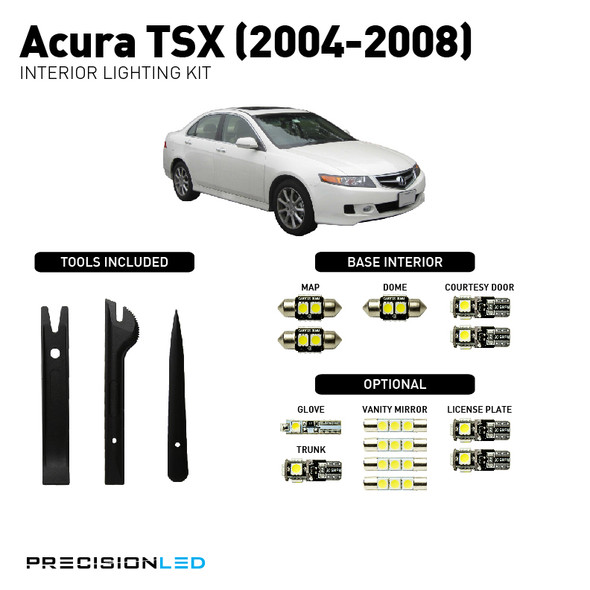 Acura TSX LED Interior Lighting Package (2004-2008)