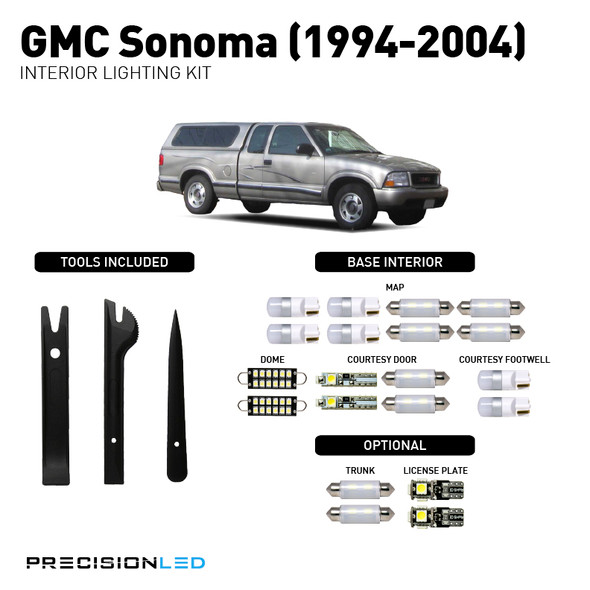 GMC Sonoma Premium LED Interior Package (1994-2004)