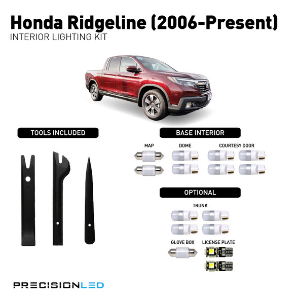Honda Ridgeline LED Interior Package (2006-Present)
