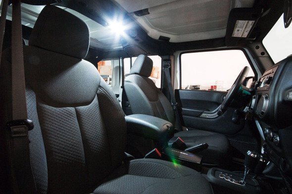 Jeep Wrangler JK 2-Door LED Interior Package (2007-Present)