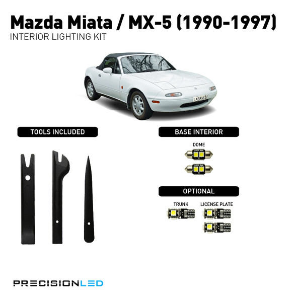 Mazda Miata / Premium LED Interior Lighting Package 1997, 1996