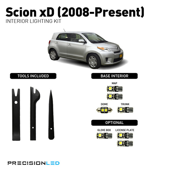 Scion xD Premium LED Interior Lighting Package 2015, 2014, 2013, 2012