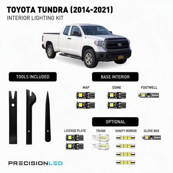 Toyota Tundra LED Interior Package (2014-2021)
