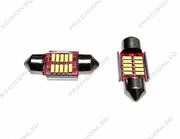 31mm Canbus Festoon LED Bulb - 10 SMD (8000k)