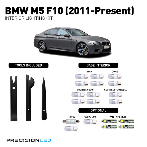 BMW M5 F10 Premium LED Interior Package (2011-Present)