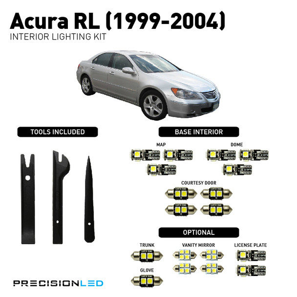 Acura RL LED Interior Lighting Package (1999-2004)