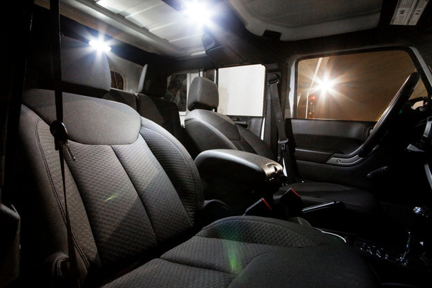 Jeep Wrangler JK 2-Door Premium LED Interior Package (2007-Present)