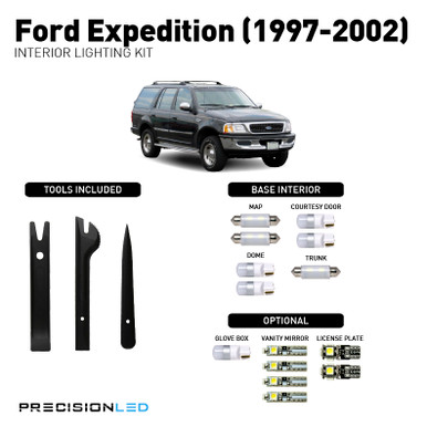 Ford Expedition Premium LED Interior Lighting Package 2002, 2001
