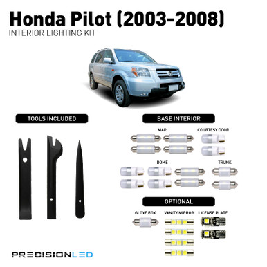 Honda Pilot Premium LED Interior Lighting Package 2008, 2007, 2006