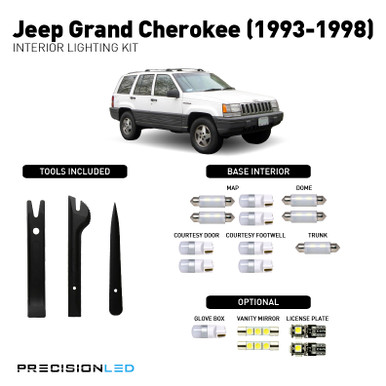 Jeep Grand Cherokee Premium LED Interior Lighting Package 1998