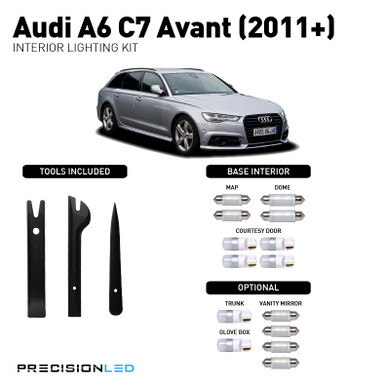 2011+ Audi A6 C7 Avant LED Interior Lights Kit | PrecisionLED