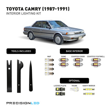 Toyota Camry Premium LED Interior Lighting Package 1991, 1990