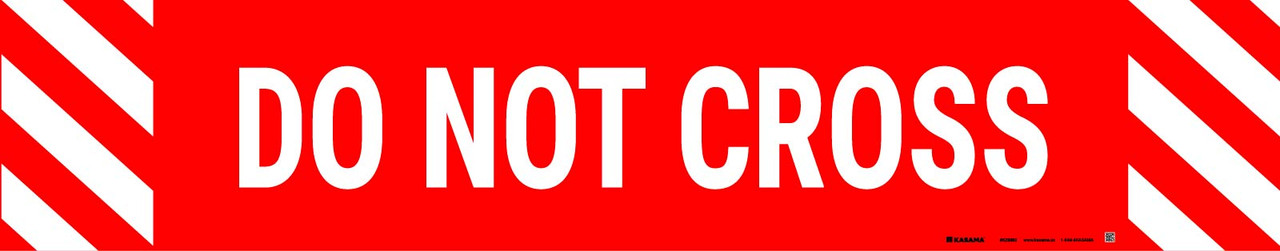 off white do not cross tee