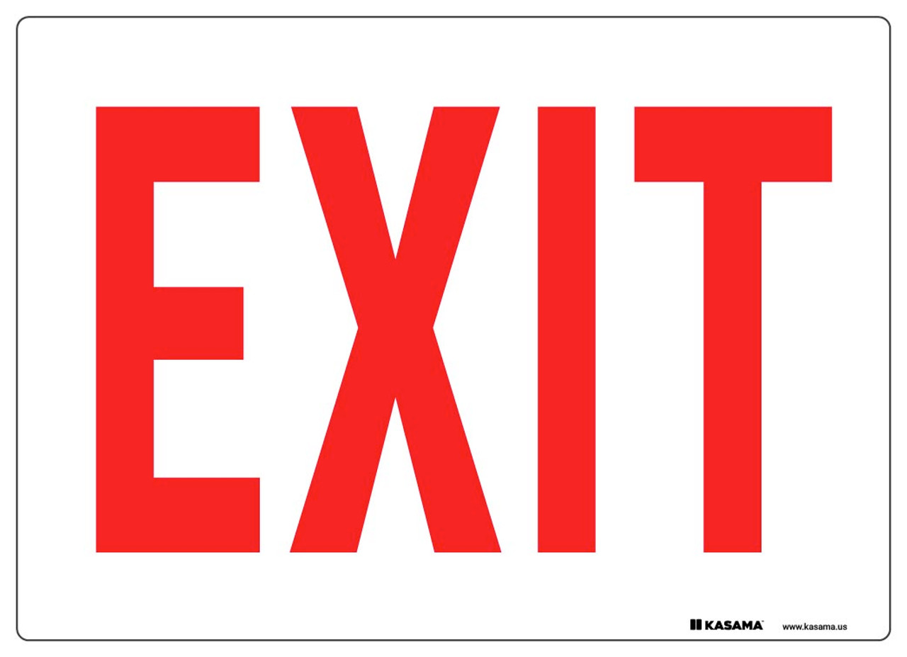 Printable Exit Sign Pdf