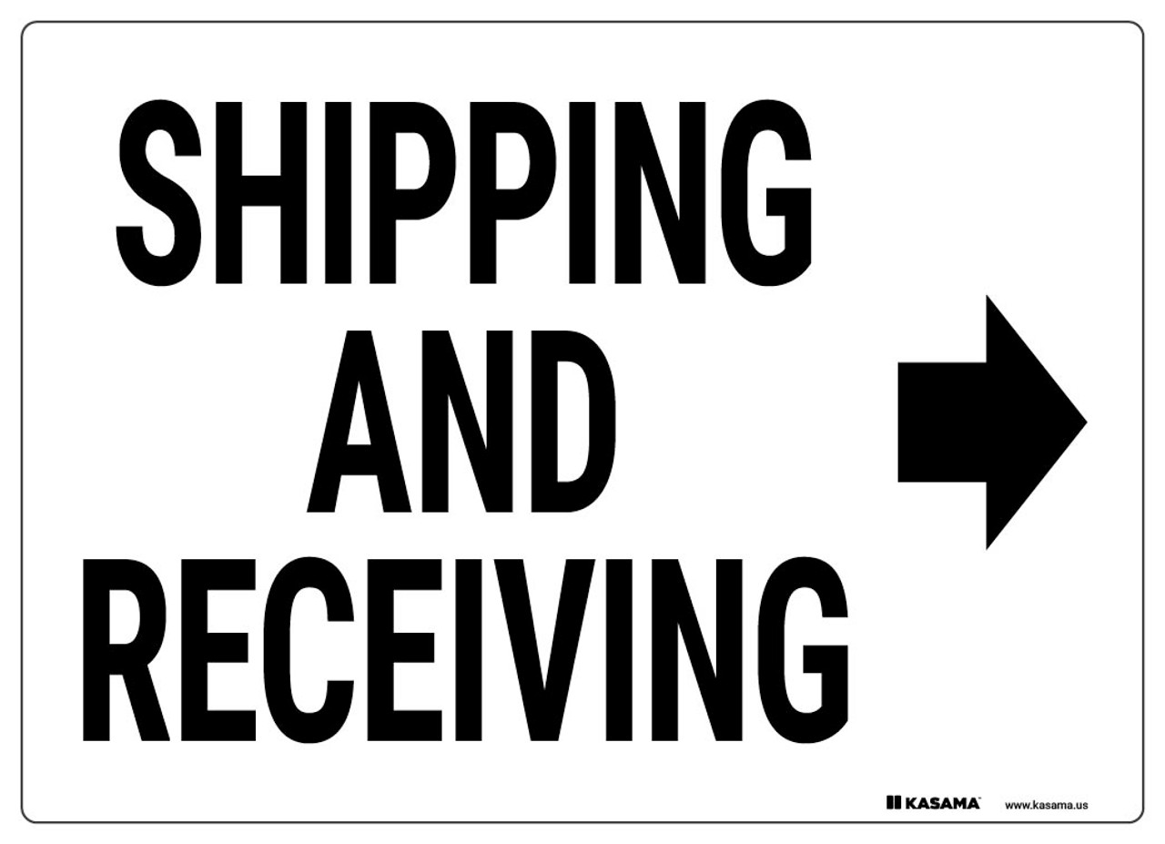 Shipping And Receiving Arrow Right Banners & Signs Paper & Party