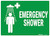 First Aid Sign - Emergency Shower