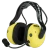 Sonetics Apex wireless team headset in yellow with black over-the-head band, ear cushions, and boom microphone. APX377.V2, APX379.V2