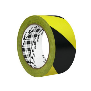 3M Vinyl Tape Hazard 766 - Black & Yellow | Kasama.us