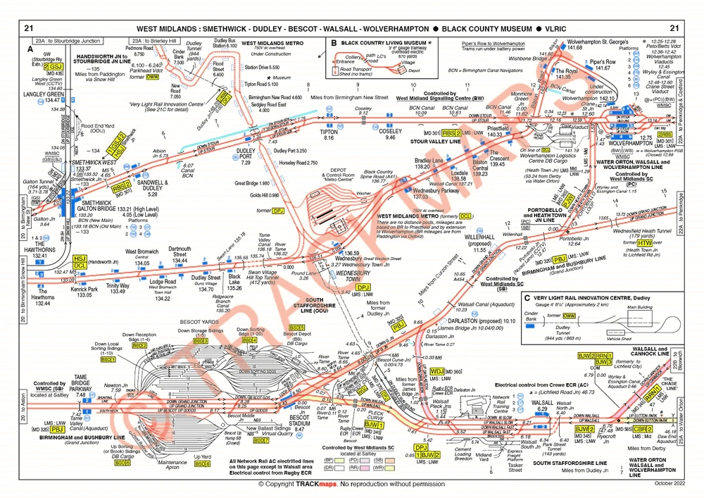 Railway Track Diagrams Book 4 - Midlands and North West - Trackmaps