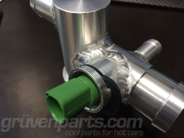 With sensor installed, ready to put on the vehicle.  Please not sensor is not included.