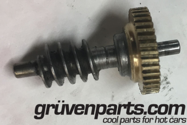 GruvenParts.com Brass gear shown installed on OEM F150 main shaft